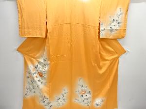 枝花模様刺繍訪問着